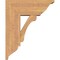 Ekena Millwork Legacy Traditional Smooth Bracket w/ Offset Brace, Western Red Cedar, 7 1/2"W x 18"D x 22"H BKT0806X18X22LEC01SWR - alternate 4